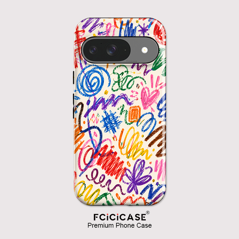 Google Pixel 8A - Capa de Telefone Fcicicase com Pintura
