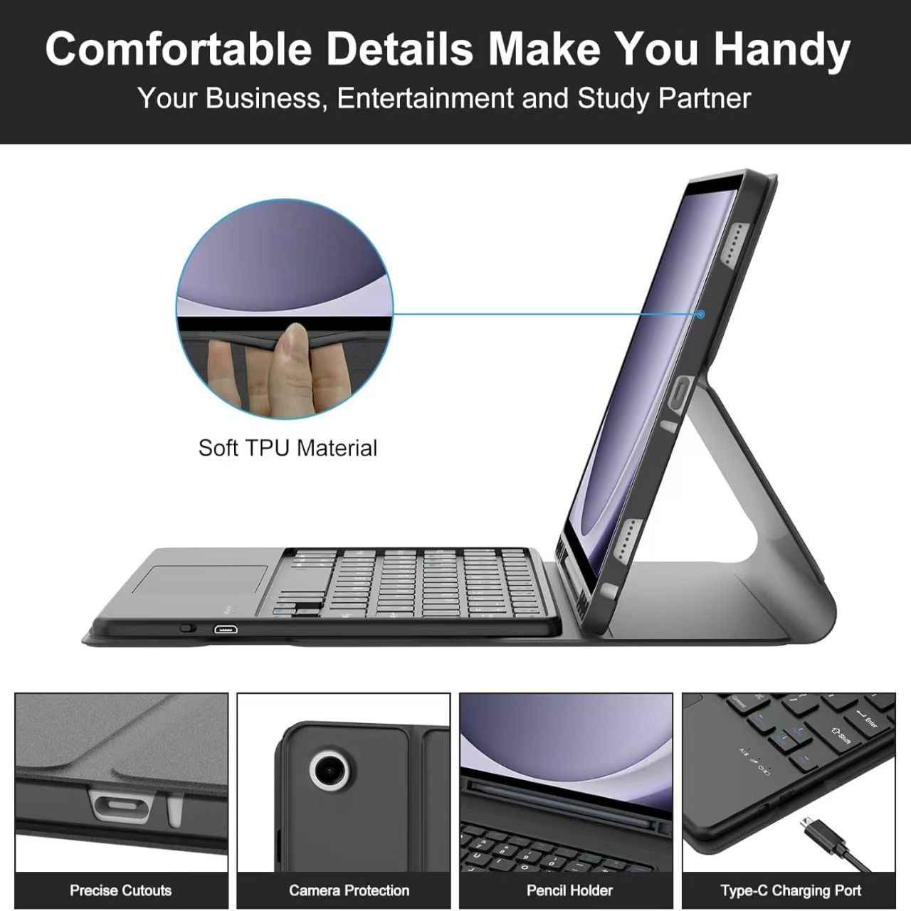 Capa para samsung galaxy tab a - Samsung Tablet A9 Accessories avaliação e preço